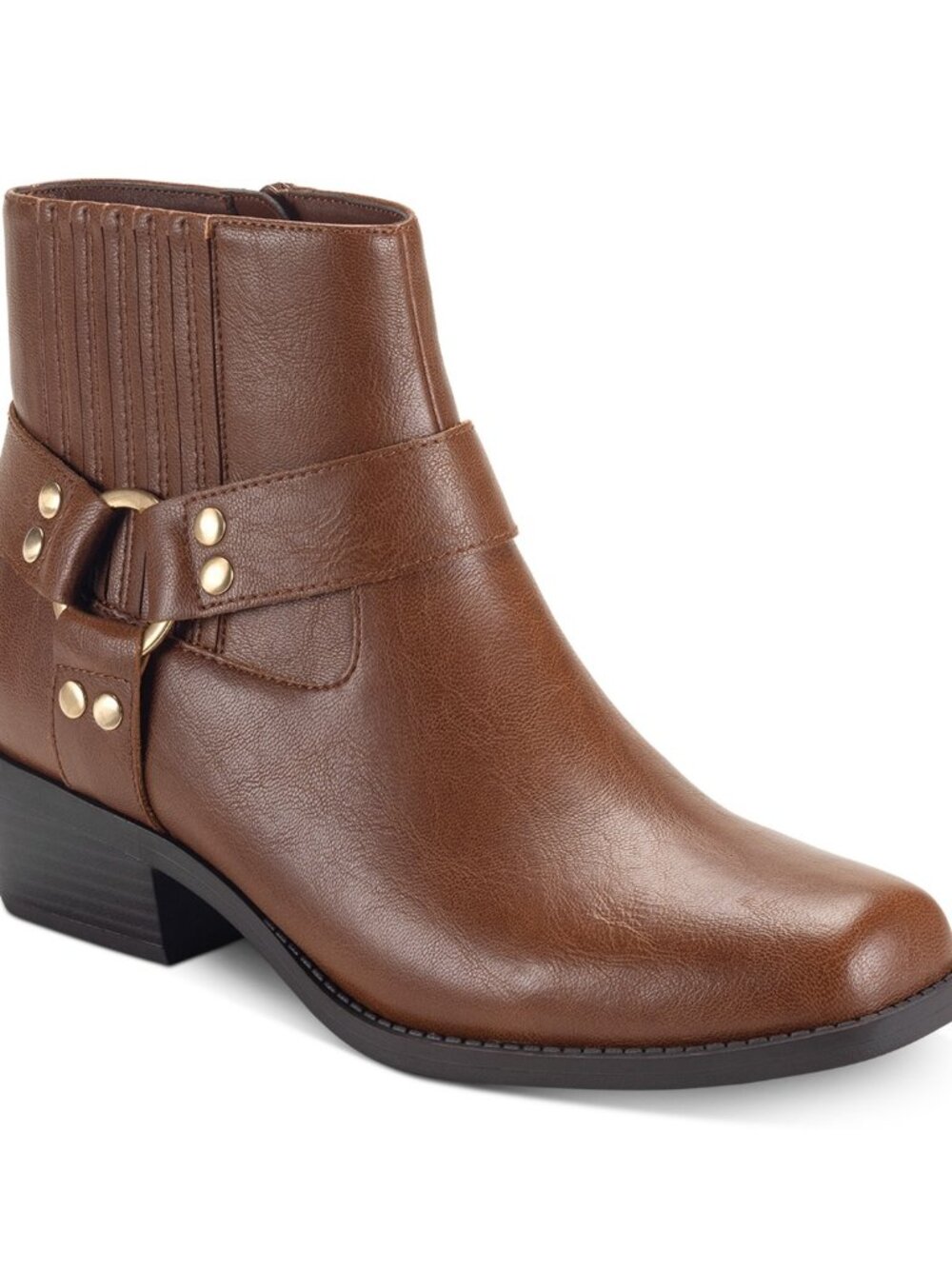 Sun + Stone Westinn Brown Moto Ankle Boots Women’s Size 7 - Picture 9 of 9